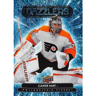 Insertní karty - Hart Carter - 2022-23 Upper Deck Dazzlers Blue No.3