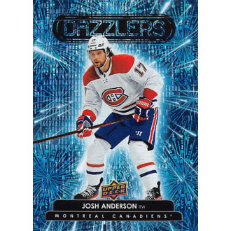 Insertní karty - Anderson Josh - 2022-23 Upper Deck Dazzlers Blue No.4
