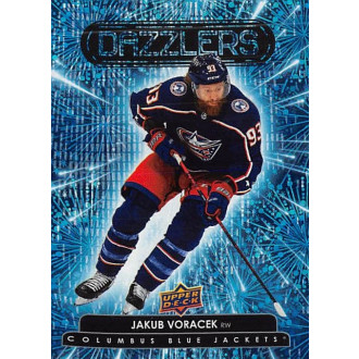 Insertní karty - Voráček Jakub - 2022-23 Upper Deck Dazzlers Blue No.7