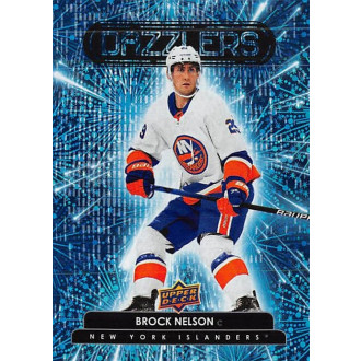 Insertní karty - Nelson Brock - 2022-23 Upper Deck Dazzlers Blue No.9