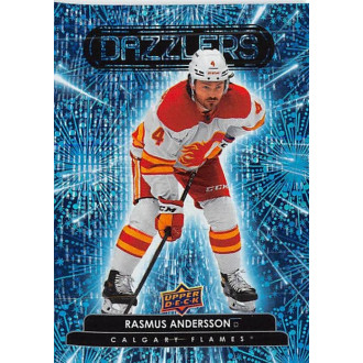 Insertní karty - Andersson Rasmus - 2022-23 Upper Deck Dazzlers Blue No.10