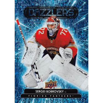 Insertní karty - Bobrovsky Sergei - 2022-23 Upper Deck Dazzlers Blue No.15