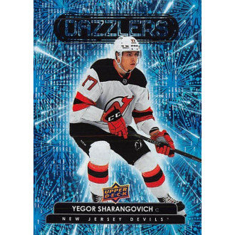 Insertní karty - Sharangovich Yegor - 2022-23 Upper Deck Dazzlers Blue No.35