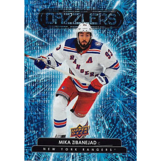 Insertní karty - Zibanejad Mika - 2022-23 Upper Deck Dazzlers Blue No.45