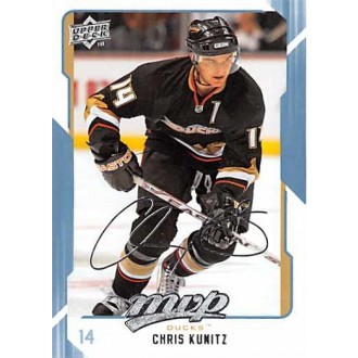 Řadové karty - Kunitz Chris - 2008-09 MVP No.9