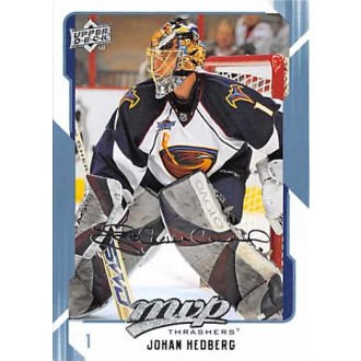 Řadové karty - Hedberg Johan - 2008-09 MVP No.19