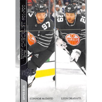Řadové karty - McDavid Connor, Draisaitl Leon - 2020-21 Upper Deck No.700