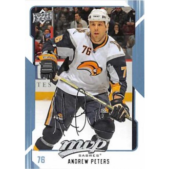 Řadové karty - Peters Andrew - 2008-09 MVP No.38