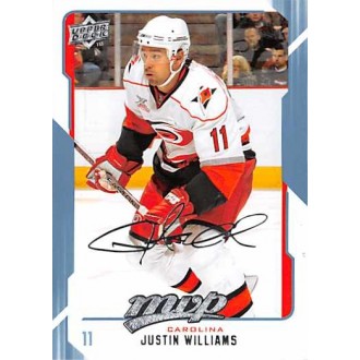 Řadové karty - Williams Justin - 2008-09 MVP No.55