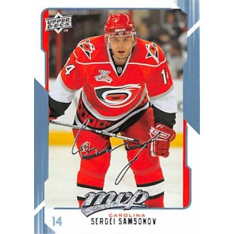 Řadové karty - Samsonov Sergei - 2008-09 MVP No.58