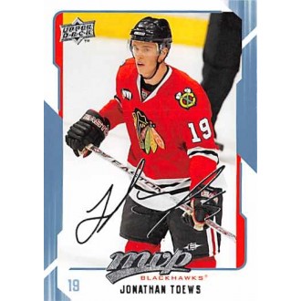 Řadové karty - Toews Jonathan - 2008-09 MVP No.61