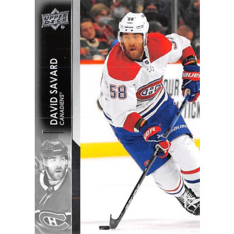 Řadové karty - Savard David - 2021-22 Upper Deck No.587