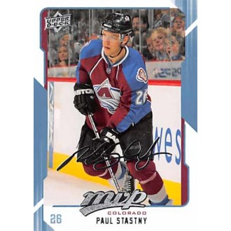 Řadové karty - Stastny Paul - 2008-09 MVP No.71