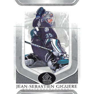 Řadové karty - Giguere Jean-Sebastien	2020-21	SP Signature Edition Legends