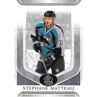 Řadové karty - Matteau Stephane - 2020-21 SP Signature Edition Legends No.233