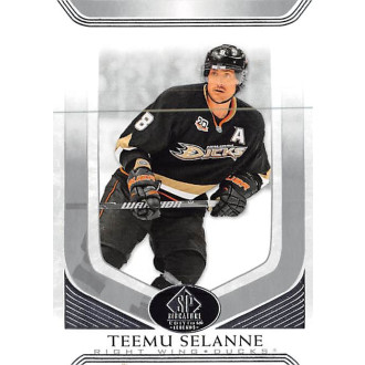 Řadové karty - Selanne Teemu - 2020-21 SP Signature Edition Legends No.344