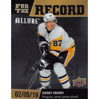 Insertní karty - Crosby Sidney - 2019-20 Allure For the Record No.FR03