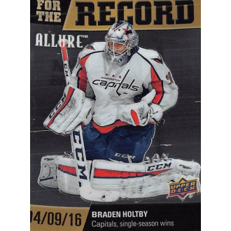 Insertní karty - Holtby Braden - 2019-20 Allure For the Record No.FR04