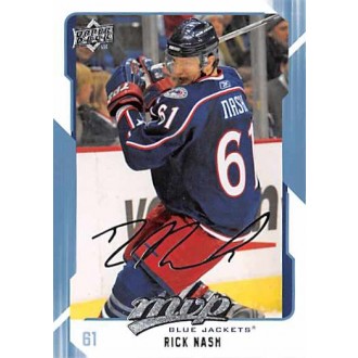 Řadové karty - Nash Rick - 2008-09 MVP No.83