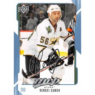 Řadové karty - Zubov Sergei - 2008-09 MVP No.94