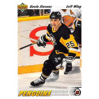 Řadové karty - Stevens Kevin - 1991-92 Upper Deck No.154