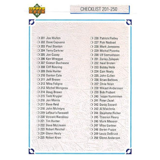 Řadové karty - Checklist 201-300 - 1991-92 Upper Deck No.300