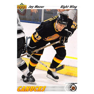 Řadové karty - Mazur Jay - 1991-92 Upper Deck No.378