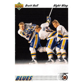 Řadové karty - Hull Brett - 1991-92 Upper Deck No.464