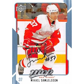 Řadové karty - Samuelsson Mikael - 2008-09 MVP No.104