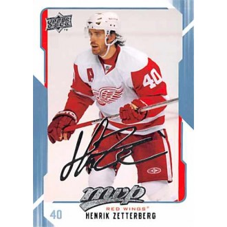 Řadové karty - Zetterberg Henrik - 2008-09 MVP No.106