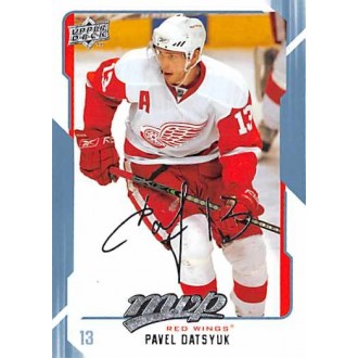 Řadové karty - Datsyuk Pavel - 2008-09 MVP No.107