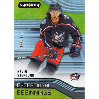 Insertní karty - Stenlund Kevin - 2019-20 Synergy Exceptional Beginnings No.EB20