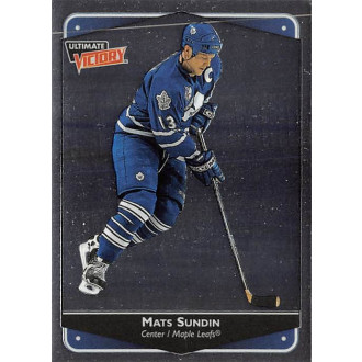 Řadové karty - Sundin Mats - 1999-00 Ultimate Victory No.82