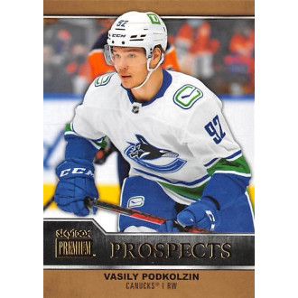 Insertní karty - Podkolzin Vasily - 2021-22 Metal Universe Premium Prospects No.PP21