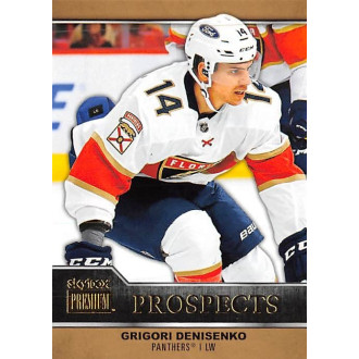 Insertní karty - Denisenko Grigori - 2021-22 Metal Universe Premium Prospects No.PP48