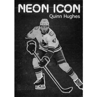 Insertní karty - Hughes Quinn - 2021-22 Metal Universe Neon Icon No.3