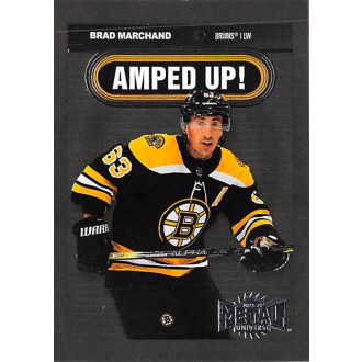 Insertní karty - Marchand Brad - 2021-22 Metal Universe Amped Up No.AU15