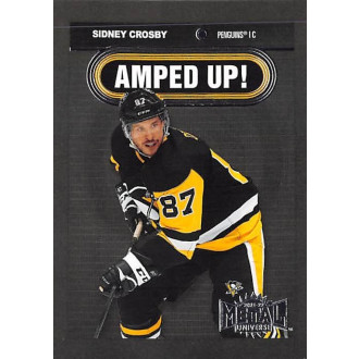 Insertní karty - Crosby Sidney - 2021-22 Metal Universe Amped Up No.AU30