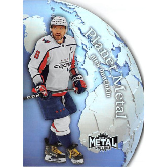 Insertní karty - Ovechkin Alex - 2021-22 Metal Universe Planet Metal No.PM10