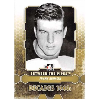 Řadové karty - Brimsek Frank - 2012-13 Between the Pipes No.173