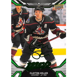 Paralelní karty - Keller Clayton - 2022-23 MVP Green Script No.84