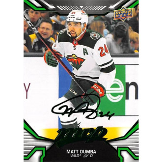 Paralelní karty - Dumba Matt - 2022-23 MVP Green Script No.137