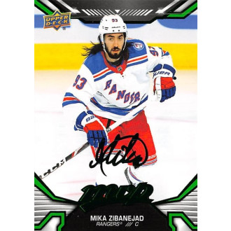 Paralelní karty - Zibanejad Mika - 2022-23 MVP Green Script No.185