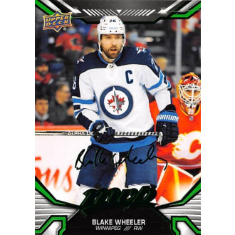 Paralelní karty - Wheeler Blake - 2022-23 MVP Green Script No.186