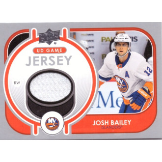 Jersey karty - Bailey Josh - 2021-22 Upper Deck Game Jersey white No.GJ-BA