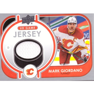 Jersey karty - Giordano Mark - 2021-22 Upper Deck Game Jersey white No.GJ-MG