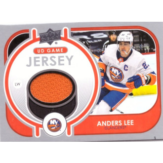 Jersey karty - Lee Anders - 2021-22 Upper Deck Game Jersey orange No.GJ-AL