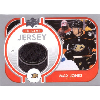 Jersey karty - Jones Max - 2021-22 Upper Deck Game Jersey black No.GJ-MJ