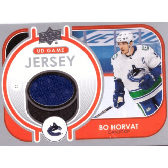 Jersey karty - Horvat Bo - 2021-22 Upper Deck Game Jersey blue No.GJ-BH