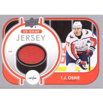 Jersey karty - Oshie T.J. - 2021-22 Upper Deck Game Jersey red No.GJ-TO